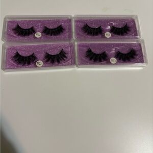 Dramatic Black False Eyelashes Set
